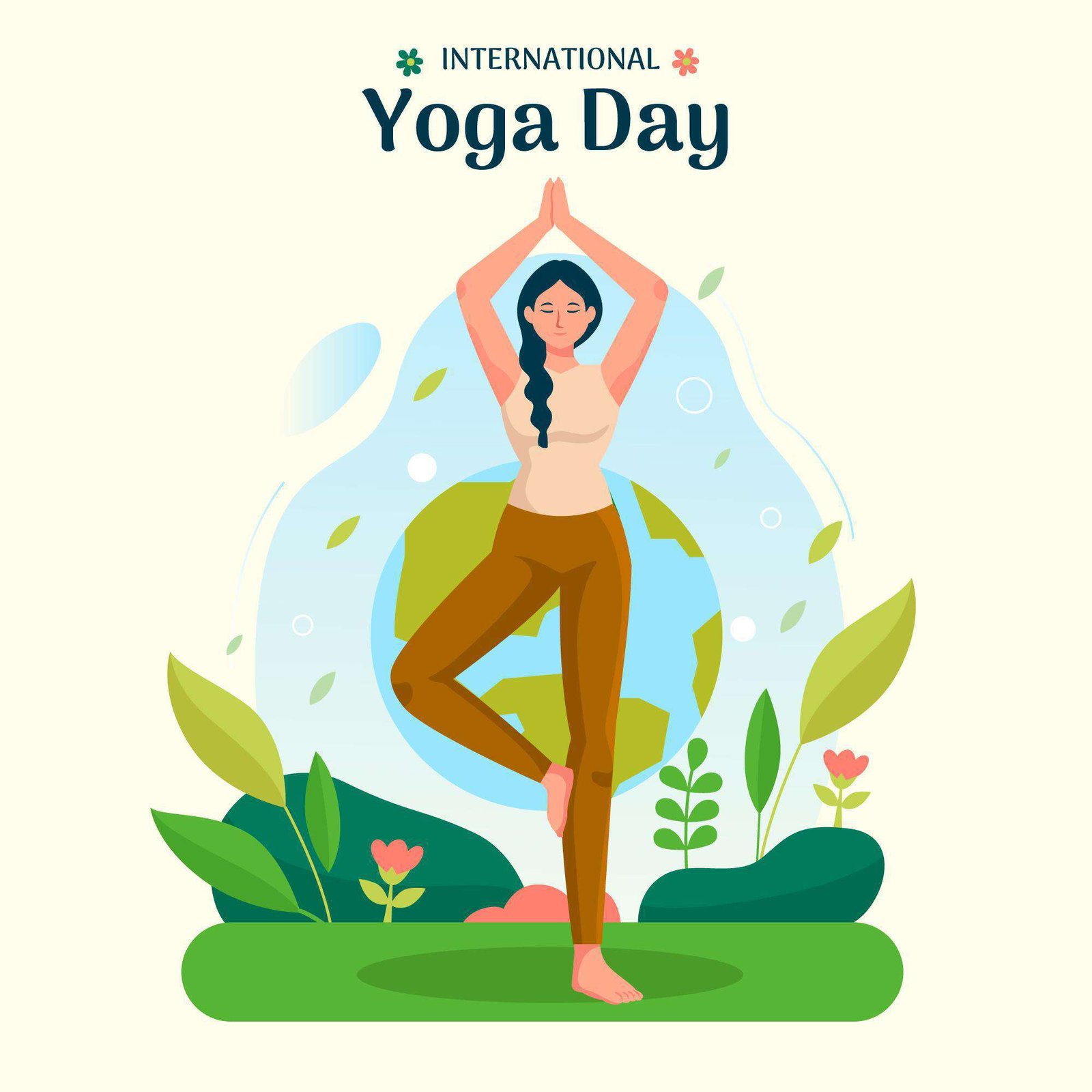 Image HD de la Journée internationale du yoga