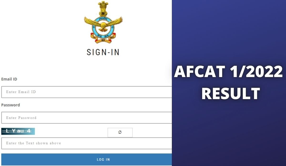 Résultat AFCAT 2022, IAF afcat.cdac.in 1 Liste de mérite (Lien)