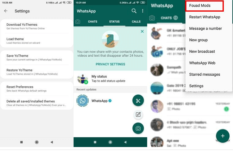 Fouad Whatsapp APK Télécharger la dernière version 9.25 (officielle) 2022 - Android et iOS