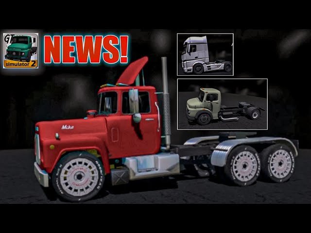 Nouvelles de Grand Truck Simulator 2 !  Nouveau camion, nouvelles jantes Date de mise à jour prévue - YouTube