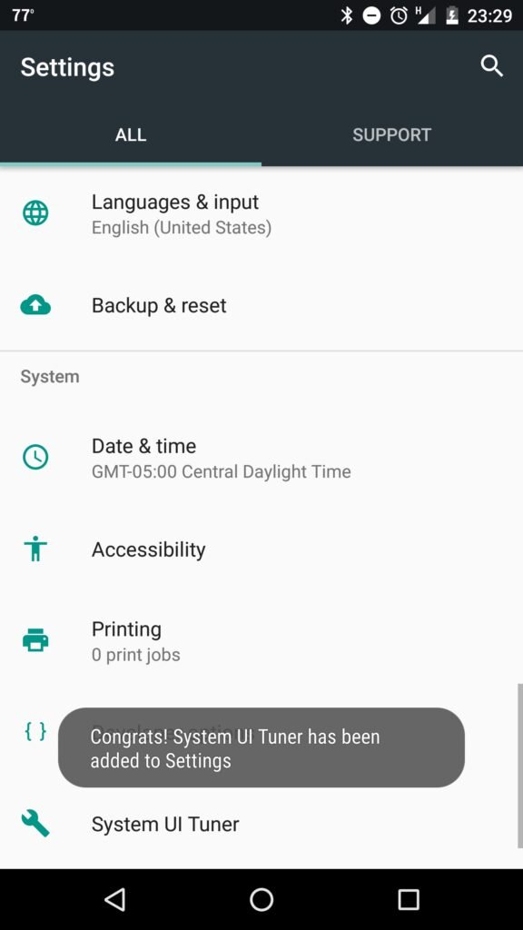 what is iot hidden menu on my android phone