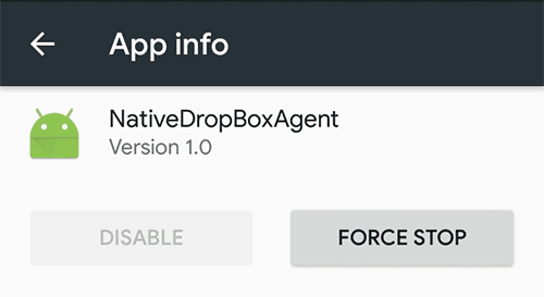 nativedropboxagent app