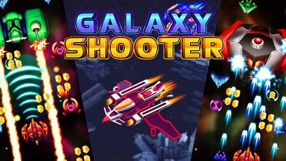 Galaxy Attack: Alien Shooter MOD APK 37.4 (Menu/Argent illimité, dégâts élevés)