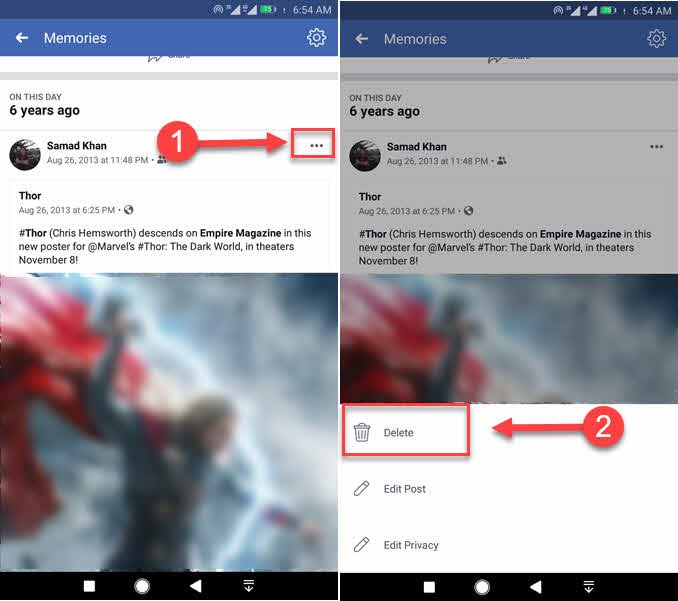 How to Delete a Memory on Facebook