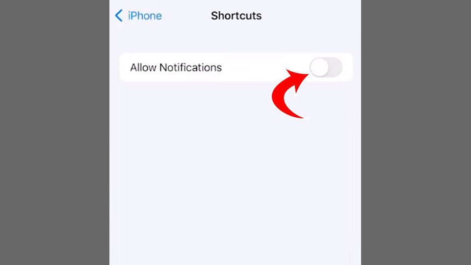 Comment désactiver les notifications de raccourcis sur iPhone