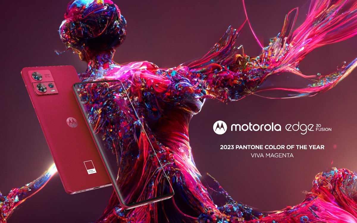 Motorola Edge 30 Fusion lance aux États-Unis en Viva Magenta, la couleur Pantone de l'année 2023