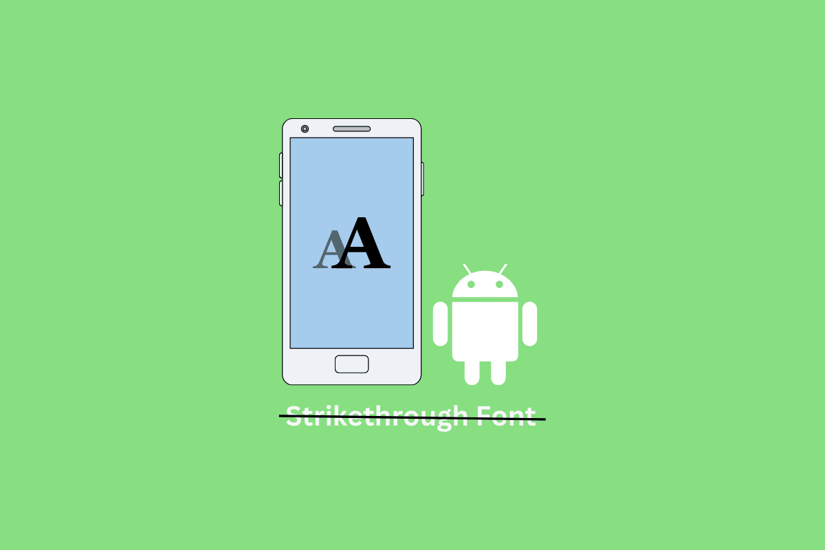 Comment obtenir des polices barrées sur Android |  rayer le texte Instagram