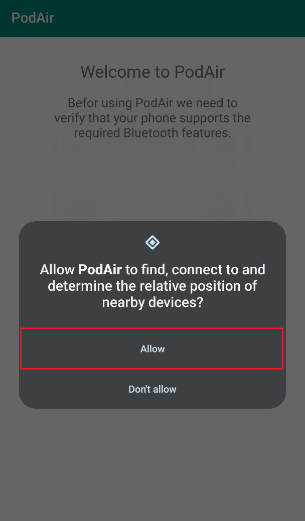 Appuyez sur OK |  Comment savoir si les AirPod se chargent sur Android